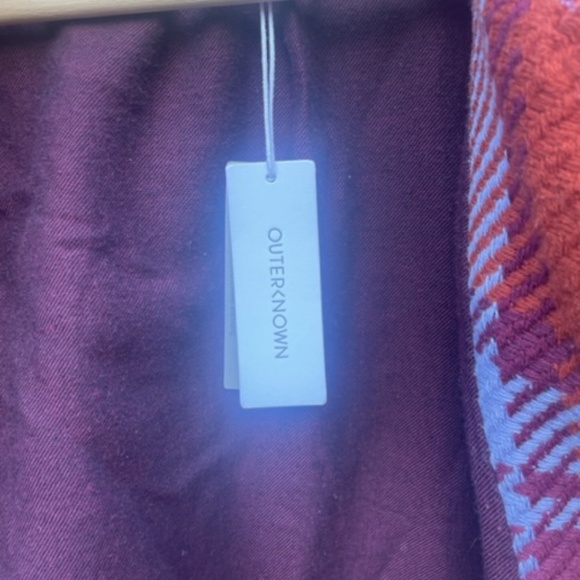 Outerknown Cloud Weave Shirt Jacket in Addison Plaid NWT - Picture 11 of 11